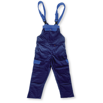 Pracovné nohavice s trakmi Classic Duo, modrá kombinácia, veľ. 46